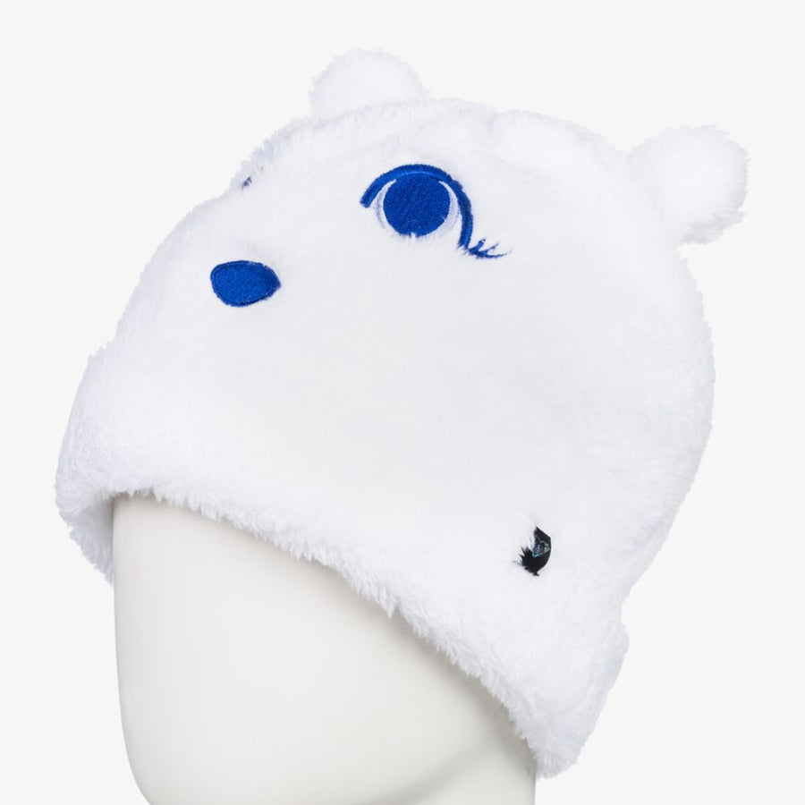 Roxy Girls Mini SnowMoon Ski Beanie - Bright White OS