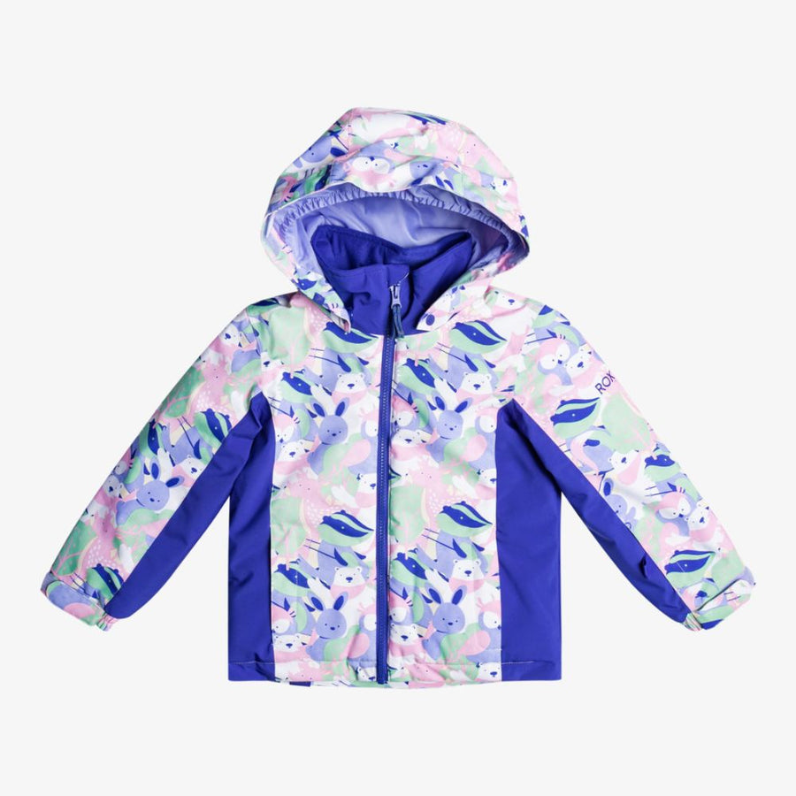 Roxy Snowy Tale Girls Ski Jacket - Bright White Mountains