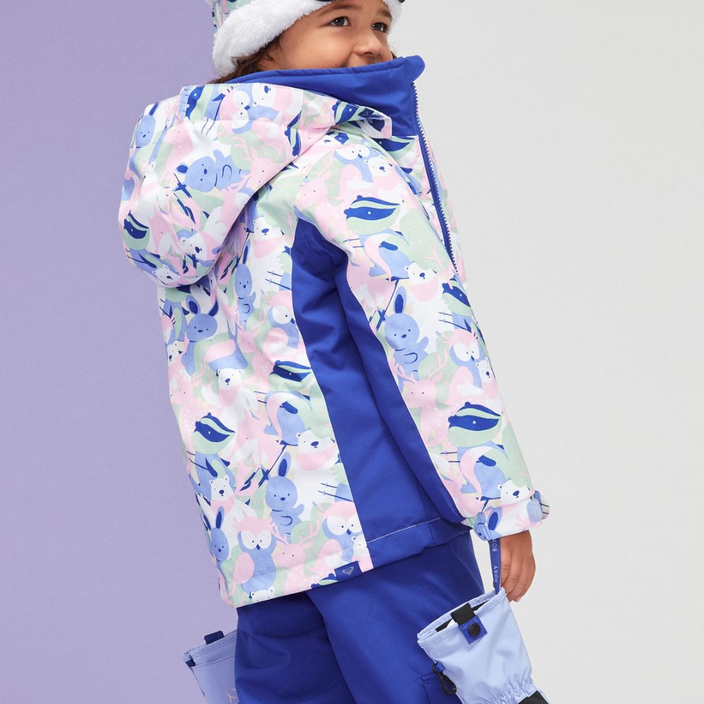 Roxy Snowy Tale Toddler Girls Kids Ski Jacket, Girls Ski Jacket