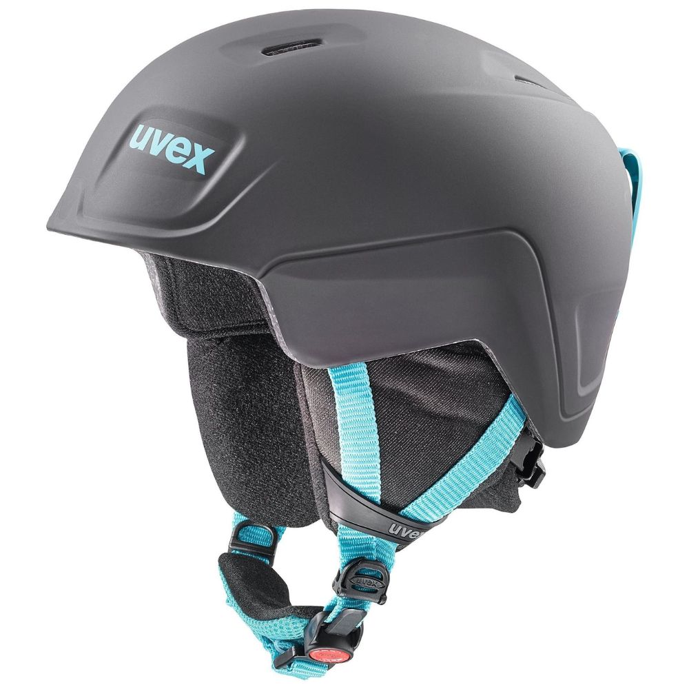 Uvex Manic Pro Kids Ski Helmet 2 sizes 51-55cm, 54-58cm - Black/Petrol